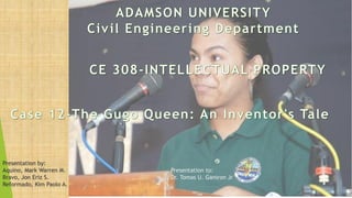 Presentation by:
Aquino, Mark Warren M.
Bravo, Jon Eriz S.
Reformado, Kim Paolo A.
Presentation to:
Dr. Tomas U. Ganiron Jr
 