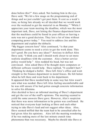 Case Study #1 Alex and Dave (Due in Week 4)Alex is the general.docx
