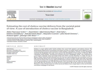 See in Vaccine Journal
 