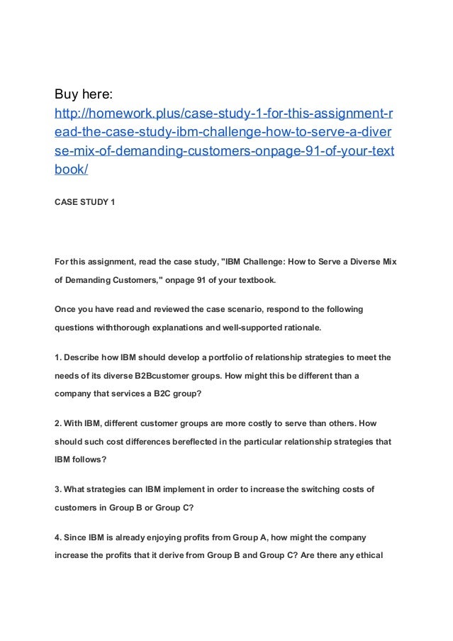 Case study assignment writing challenger