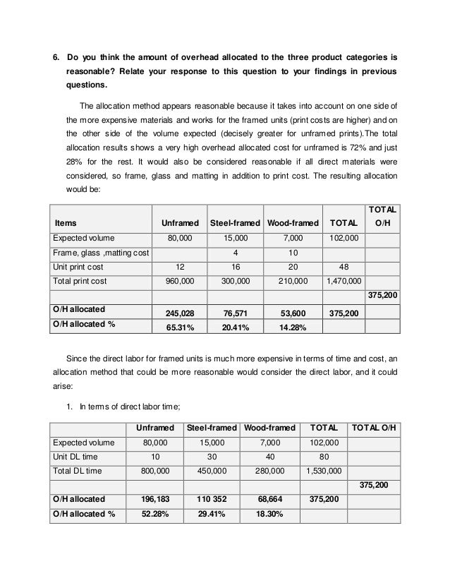 Job costing examples and solutions picture