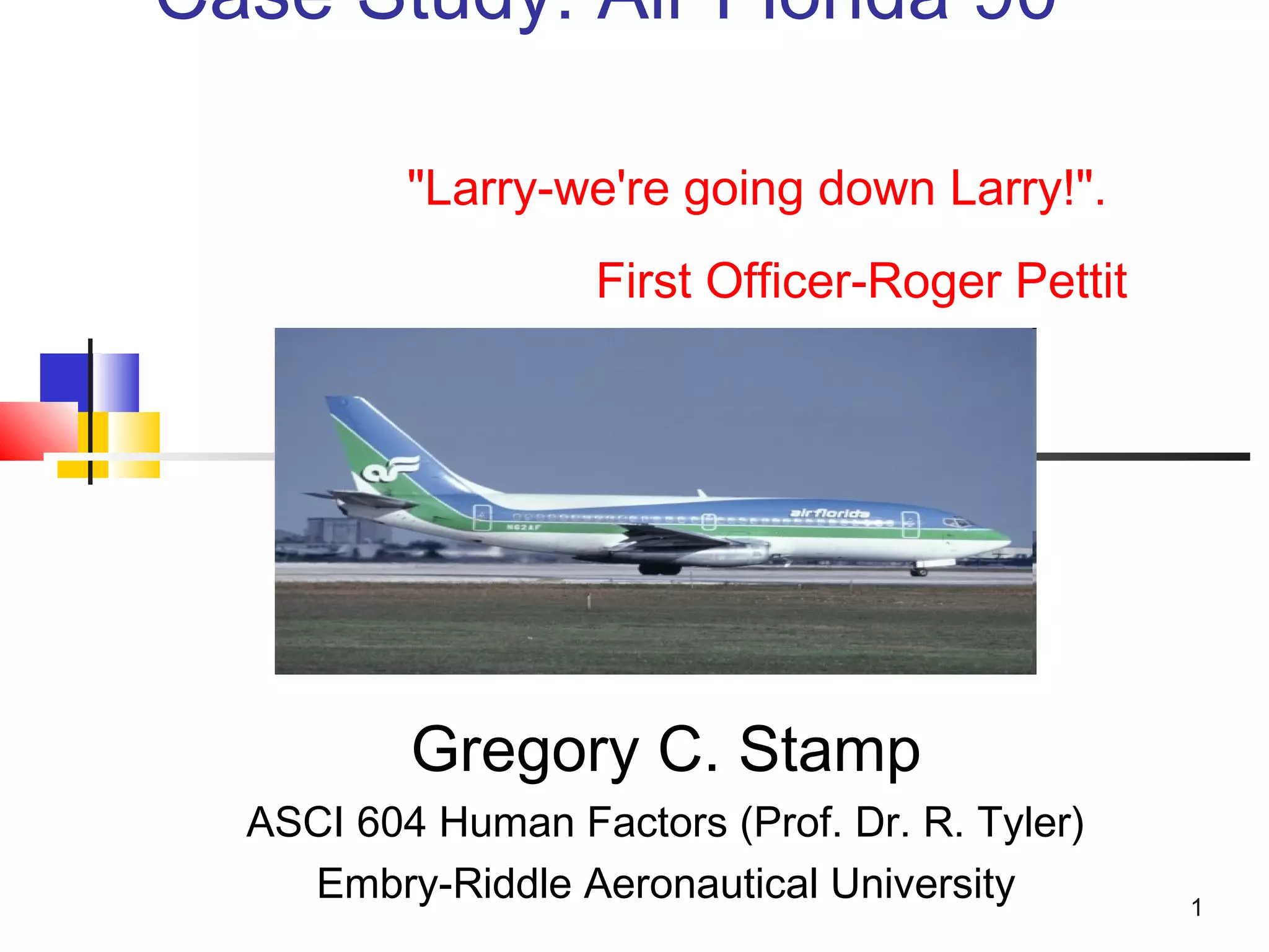 Case study air florida90_presentation | PPT