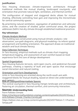 Case Study Analysis for architecture in india | PPTX