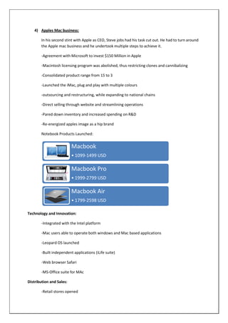 Case Study Apple Inc. 2008 | PDF