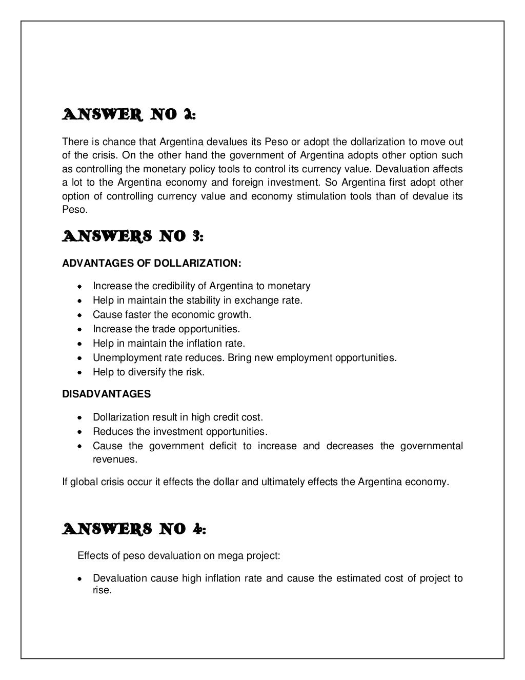 The key economic factors that may be helpful in forecasting devaluation is image