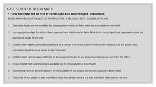 CASE STUDY BEUR MATH 2.pptx ITS A CASE STUDY ON BELURMATH | PPTX