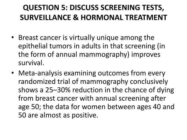 breast cancer case study pdf