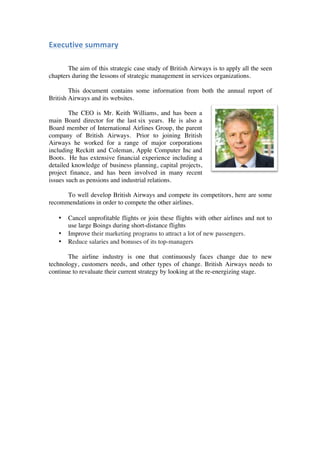 Case study British Airways | PDF