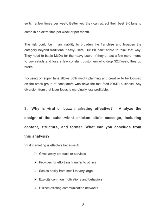 Case study burger king PDF