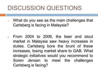 Case study carlsberg malaysia