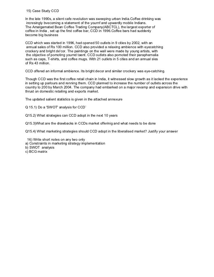 Case study ccd image