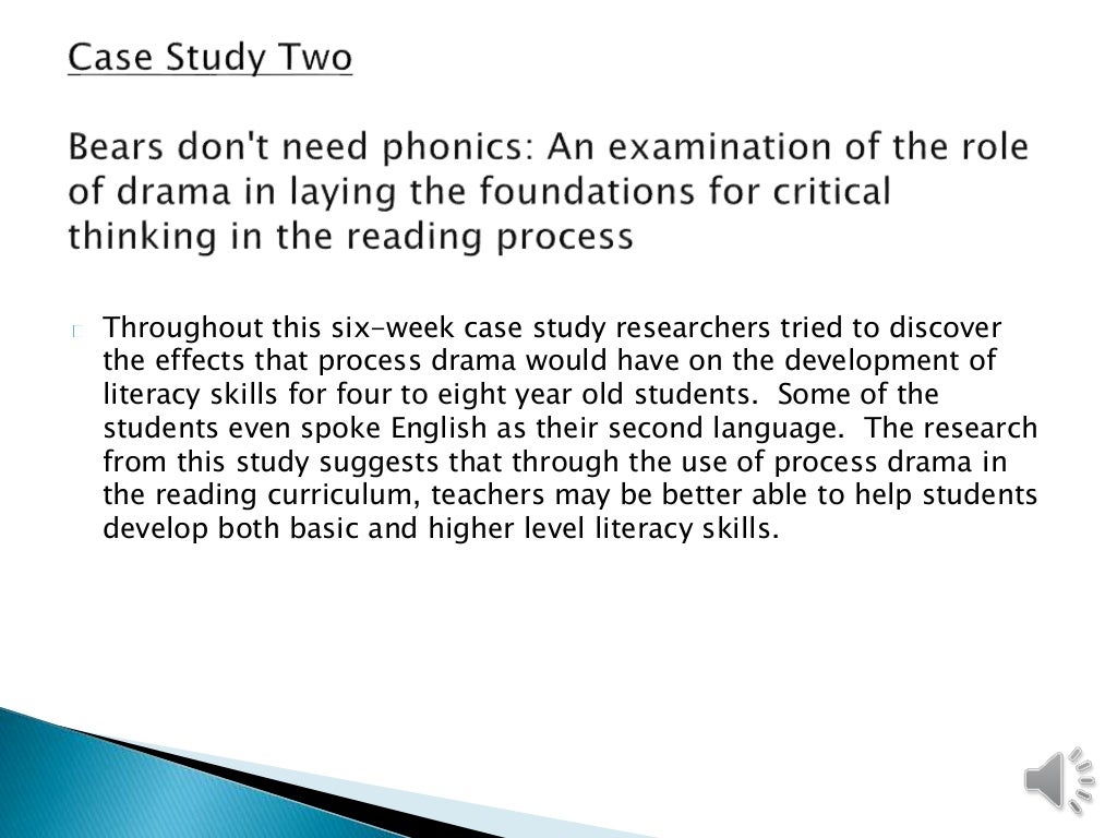 critical analysis of case study example