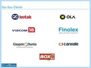 Our Key Clients
(A Times Group Company)
13
 