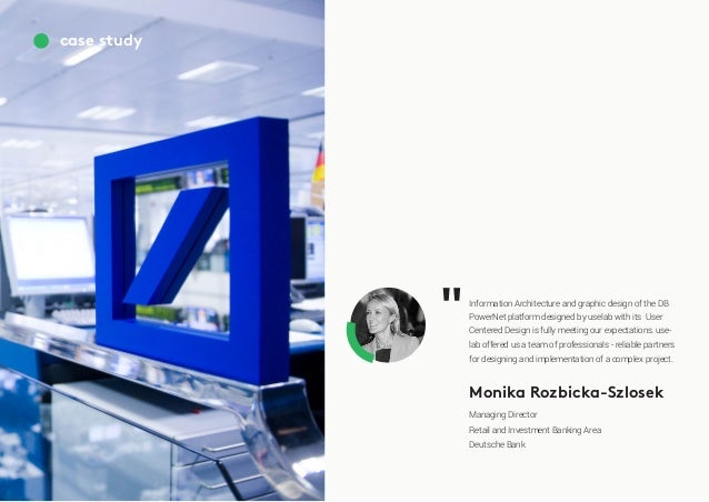 Brand New Digital Banking Experience Deutsche Bank Case Study