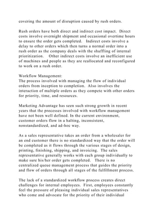 Rush Order Example Case Study Deliverable 1DeliverablesThe first project.docx