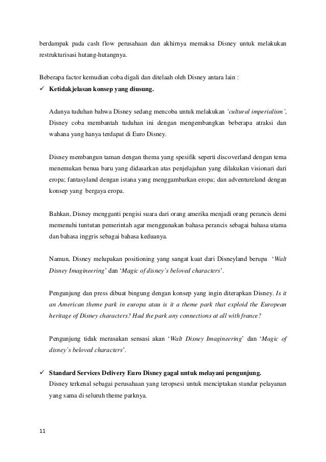 Case Study Disney Paris