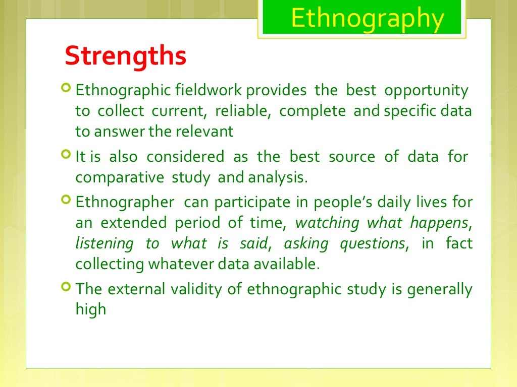 Example of ethnography study image