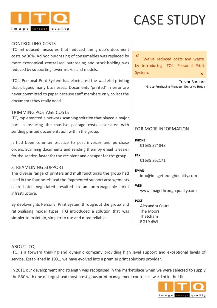 Case study about operations of a hotel picture