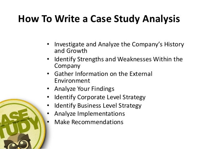 how to write an essay with a case study