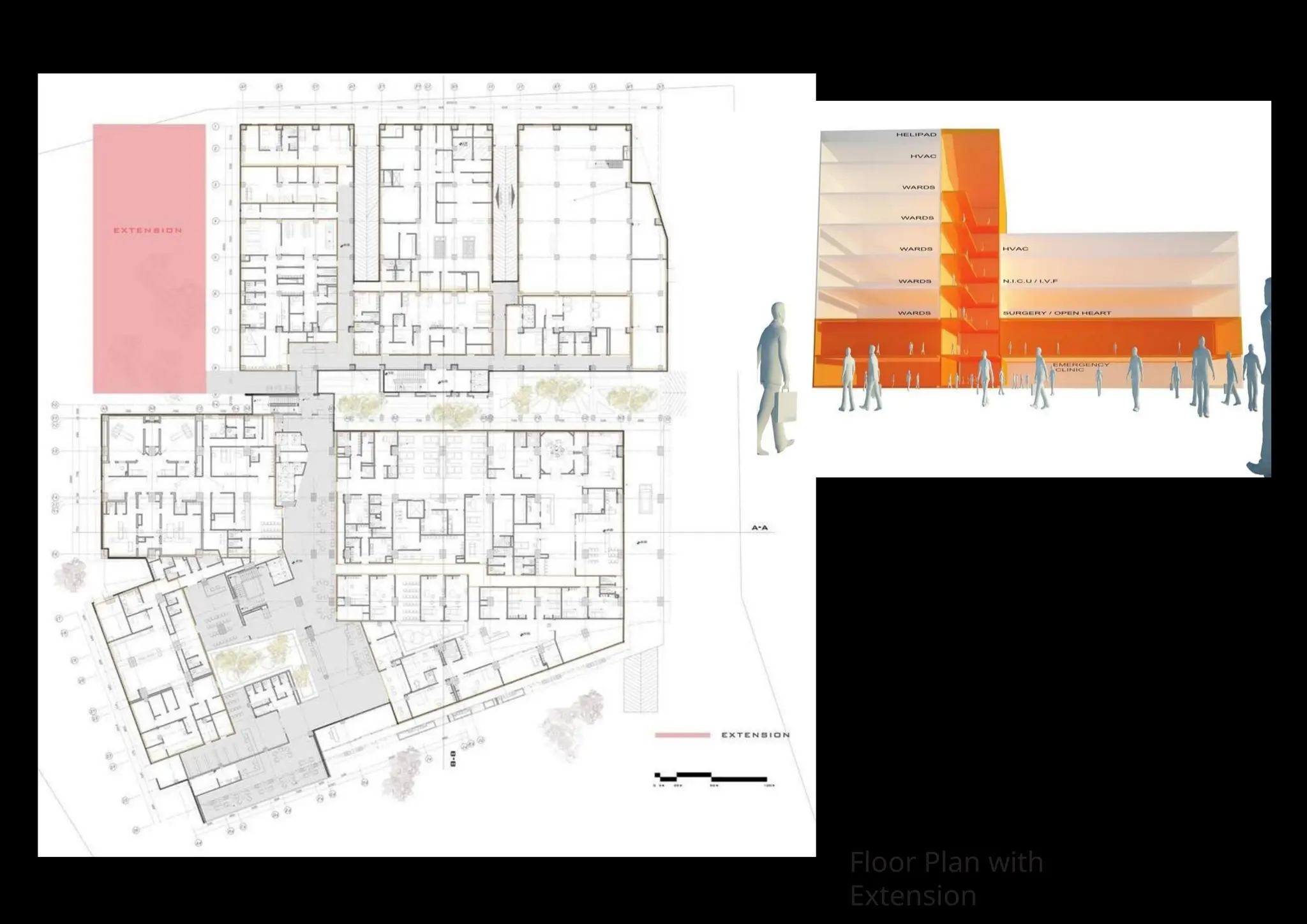 Floor Plan with
Extension
 