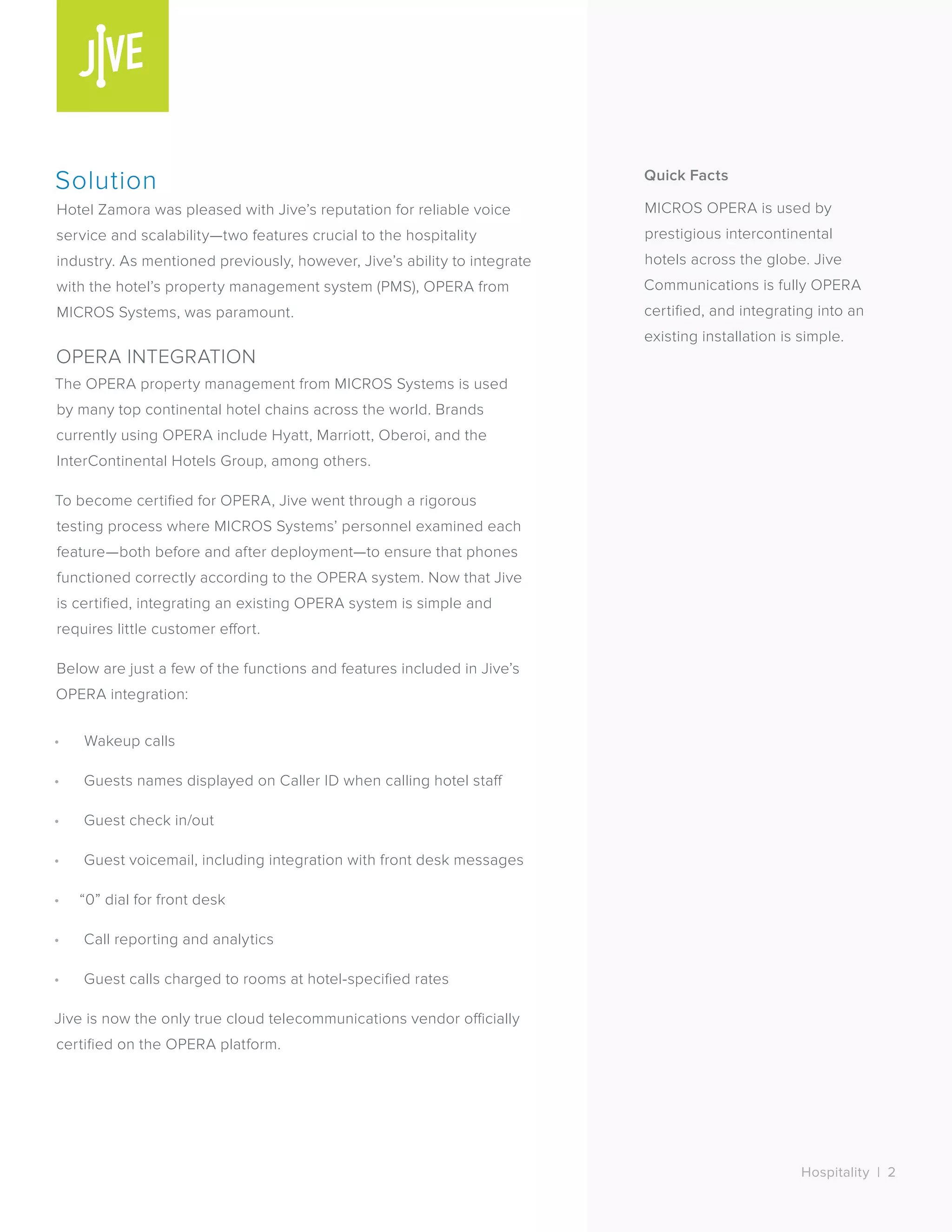 Case Study: Hotel Zamora | PDF