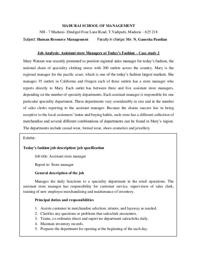 Case study hrm 5 cases