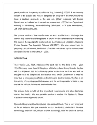 Excise Trial Case study in excise | PDF