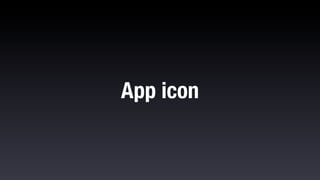 App icon
 
