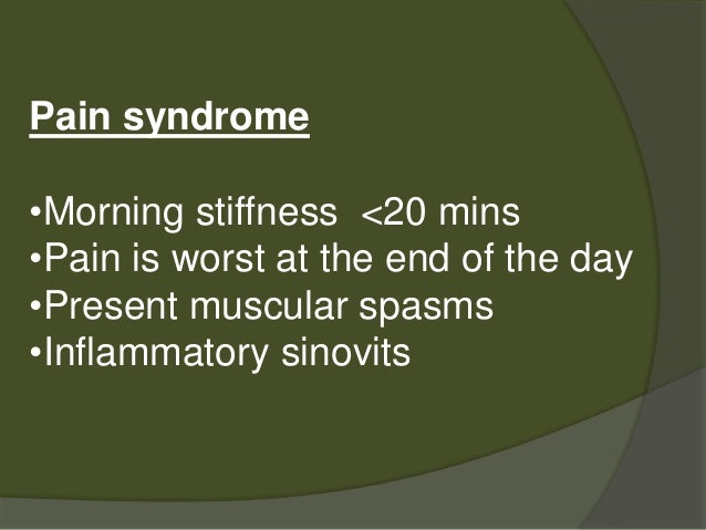 Osteoarthritis case study physiotherapy image