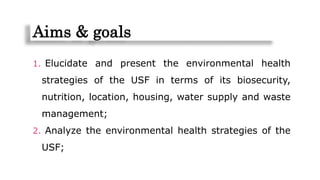 Current Environmental Health Status of the University Animal Farm of the University of the Philippines Los Baños: A Case Study 