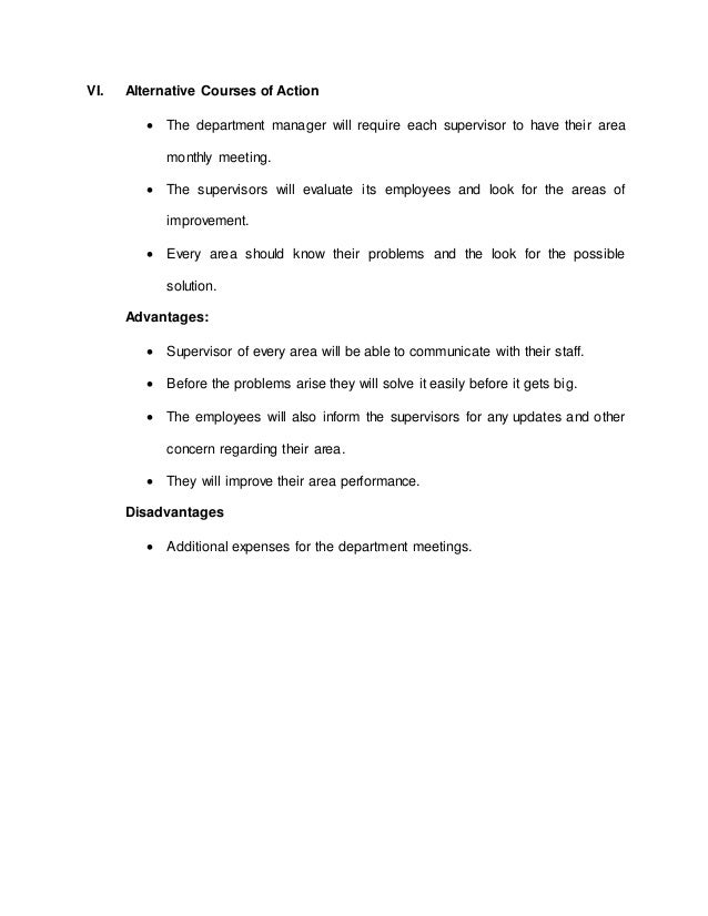 Alternative courses of action pdf image