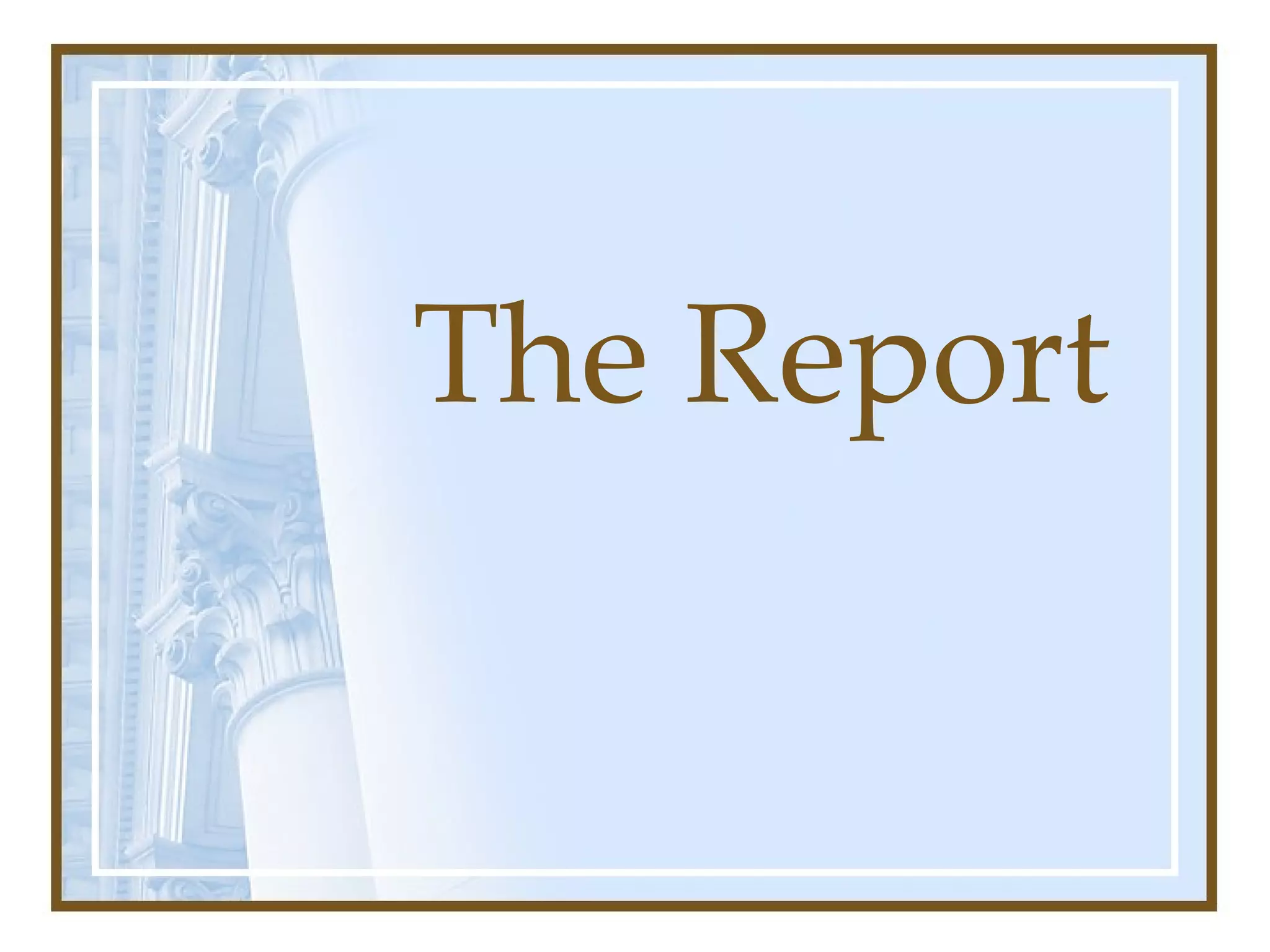 The Report 