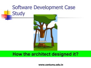 Software Development Case Study How the architect designed it? 