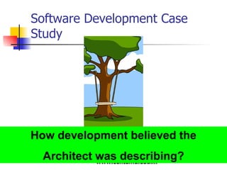 Software Development Case Study How development believed the Architect was describing? 