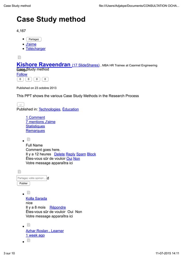 Case study method | PDF | Business | Business and Finance