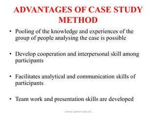 Case Study Method - One of the Method of Training | PPT