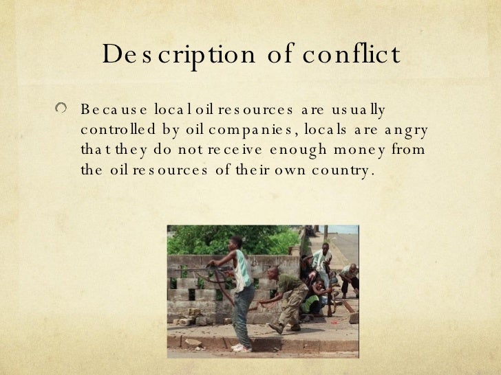 Cause Of Conflict In Nigeria Essay