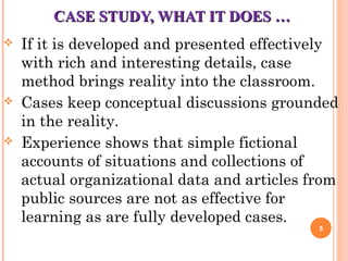 Case study notes | PPT