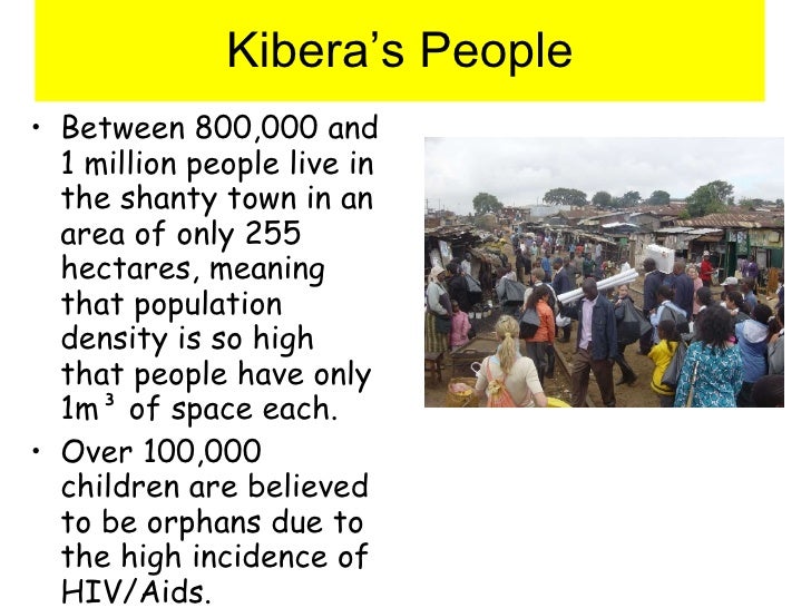 case study of a person who lives in kibera