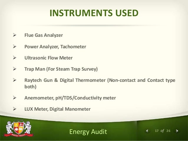Industrial energy audit ppt image