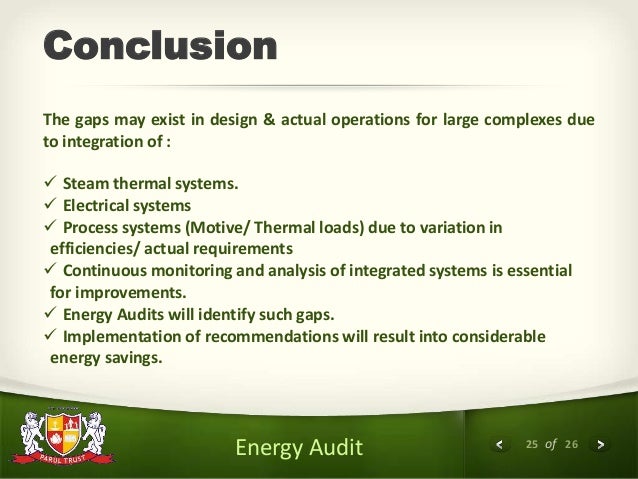 case study of energy audit at household