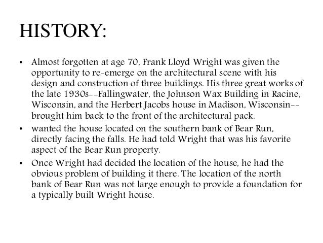 Falling water concept design image