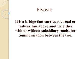 flyover and bridge problems and its solutions | PPTX