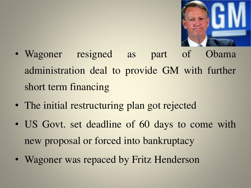 Case study of general motors