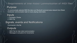 Case study of inter robot communication PPT