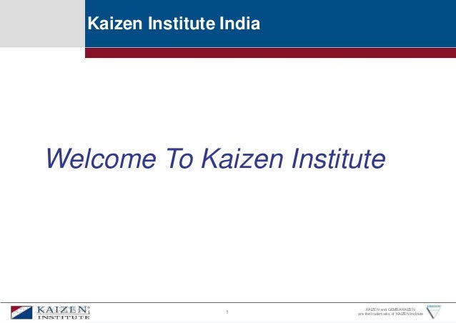 Image result for Kaizen Institute India Pvt. Ltd.
