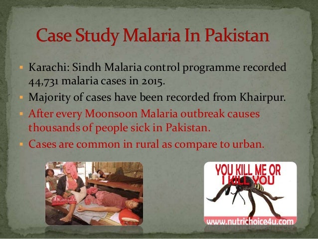 malaria case study examples
