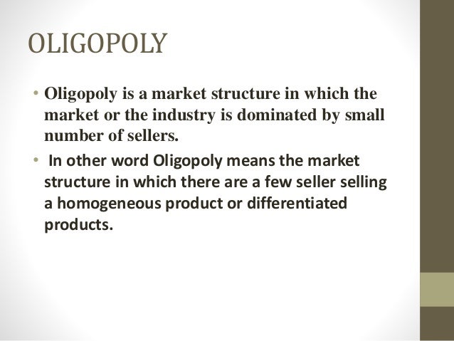 case study on oligopoly