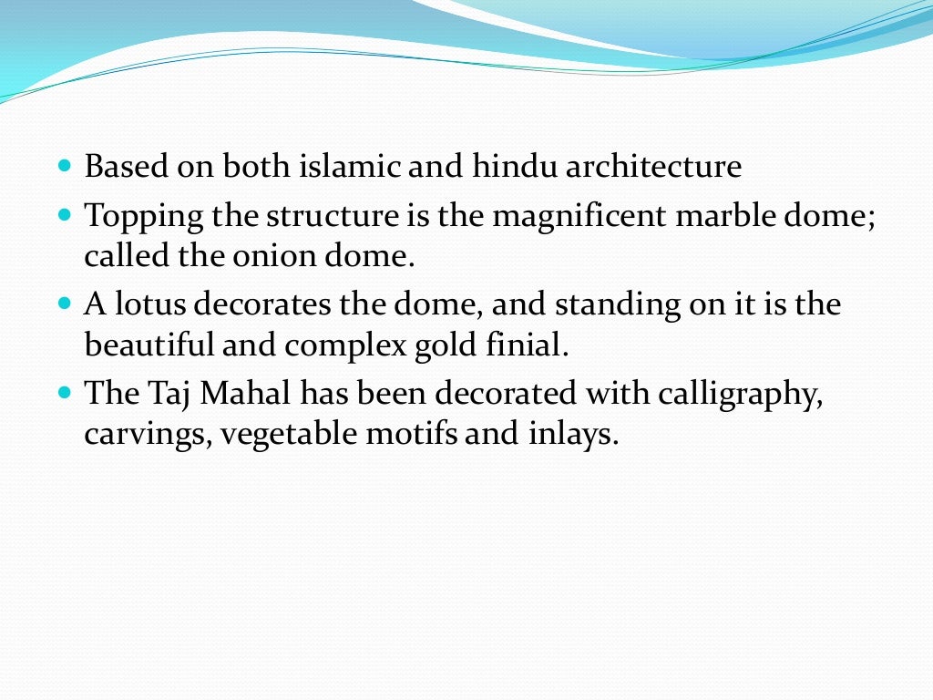 Case study of taj mahal