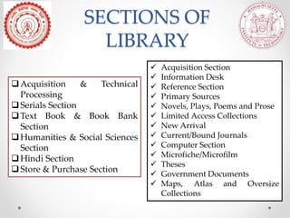 Library Section Names Case Study of University Library of MIT (USA) & IIT Delhi (INDIA) by ...